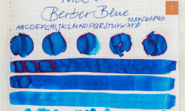 Tinte 23 von 365: Nick Stewart, Berber Blue
