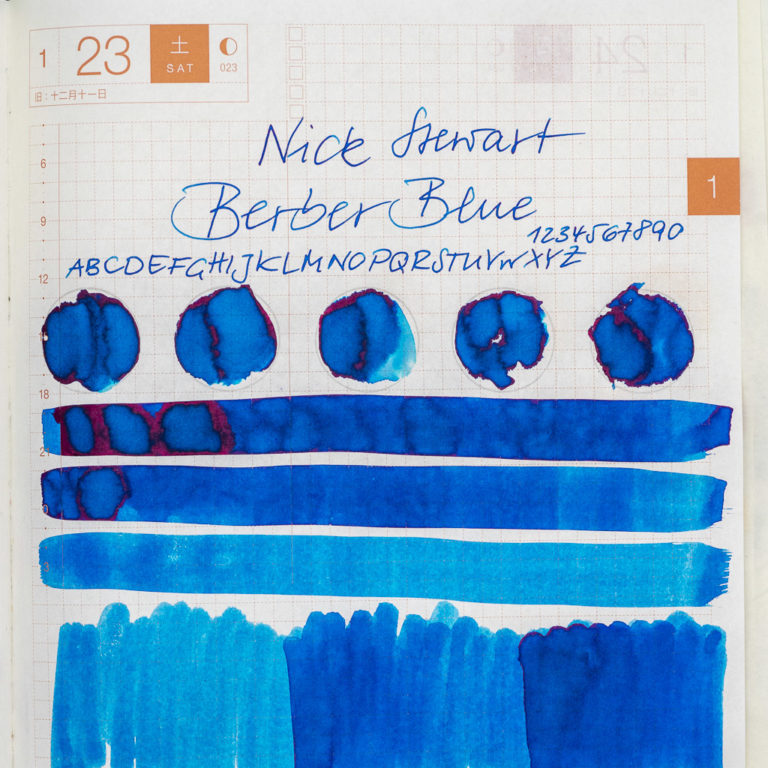 Read more about the article Tinte 23 von 365: Nick Stewart, Berber Blue