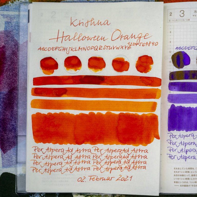 Read more about the article Tinte 33 von 365: Krishna, Halloween Orange