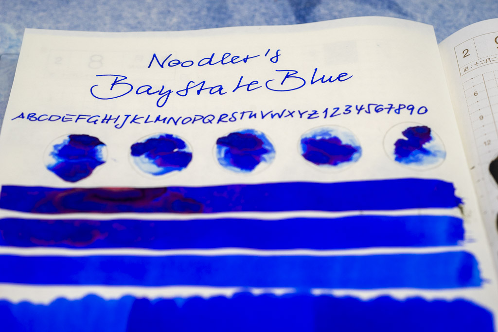 You are currently viewing Tinte 39 von 365: Noodler’s, Baystate Blue