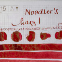 Tinte 46 von 365: Noodler’s, Mary I