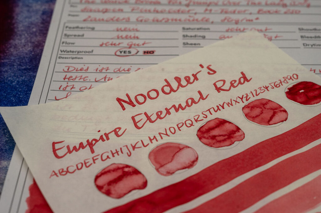 Noodler's, Eternal Empire Red